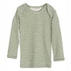オーガニックコットン ベビー フライスＴシャツ(長袖)Stripe