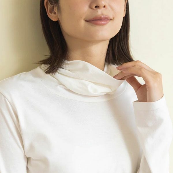 オーガニックコットン オフタートルトップ