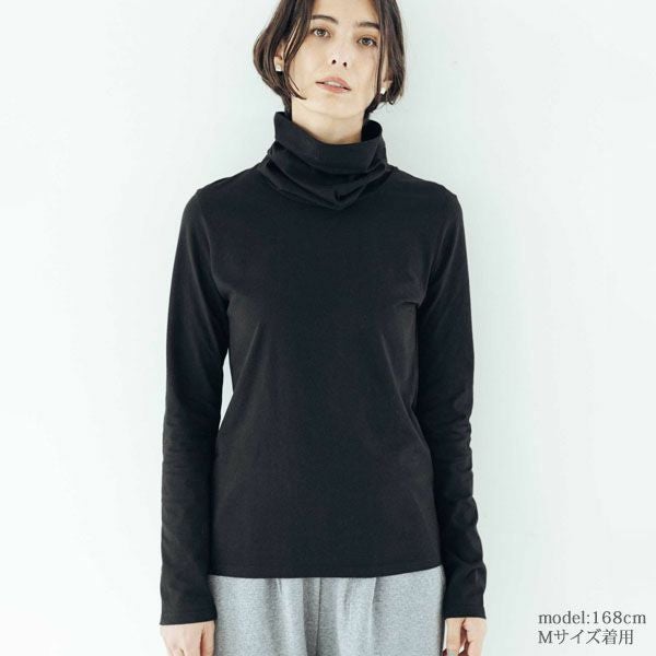 オーガニックコットン オフタートルトップ