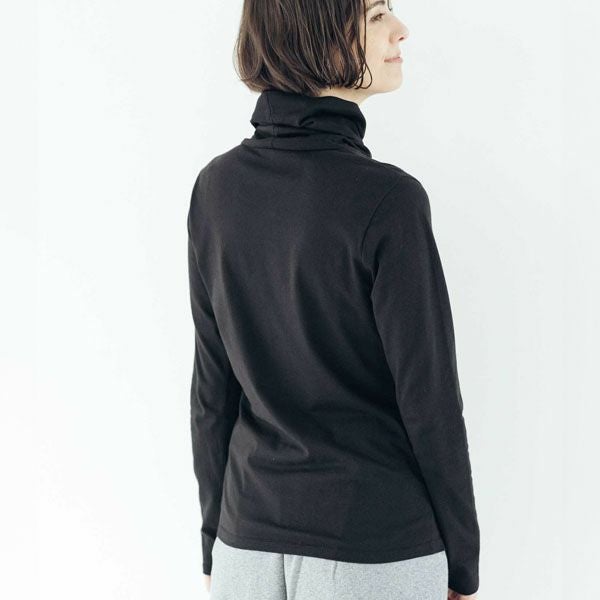 オーガニックコットン オフタートルトップ