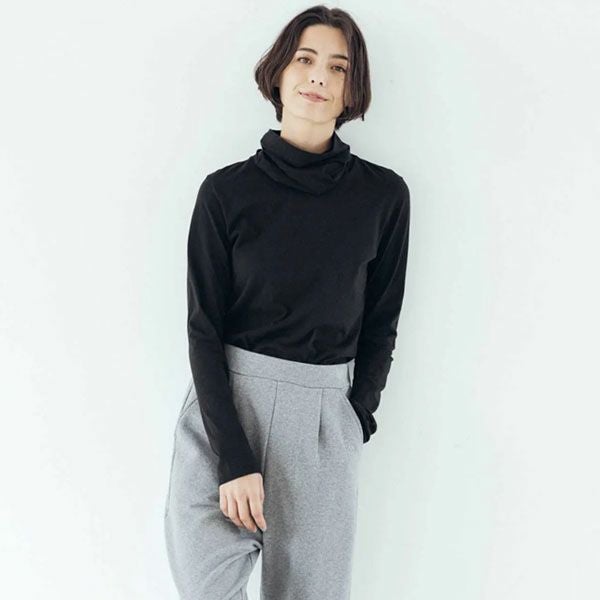 オーガニックコットン オフタートルトップ