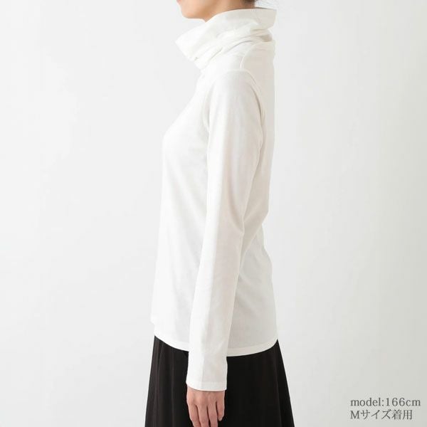 オーガニックコットン オフタートルトップ