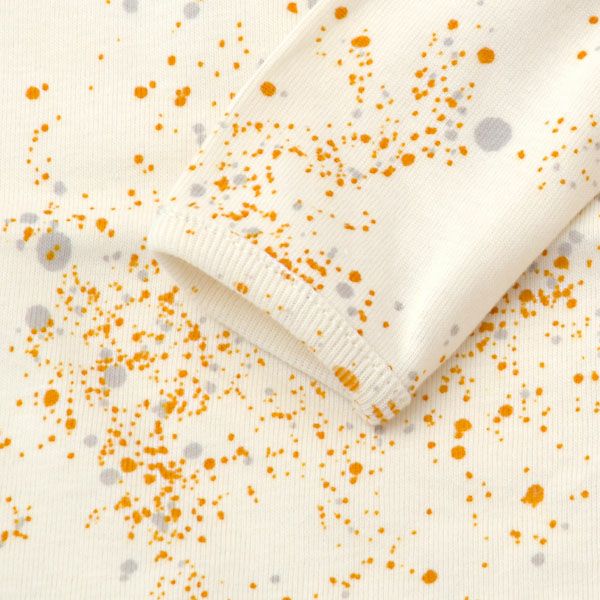 オーガニックコットン ベビーボディスーツMiniSplash(長袖)