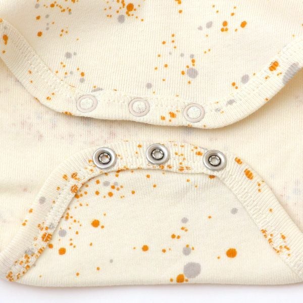 オーガニックコットン ベビーボディスーツMiniSplash(長袖)