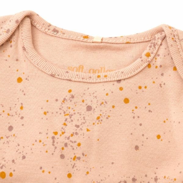 【SALE／20%OFF】 オーガニックコットン ベビー足つきカバーオールMiniSplash(長袖)