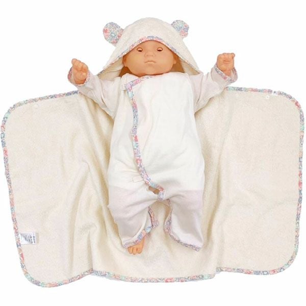 オーガニックコットン ベビー バスローブ リバティ