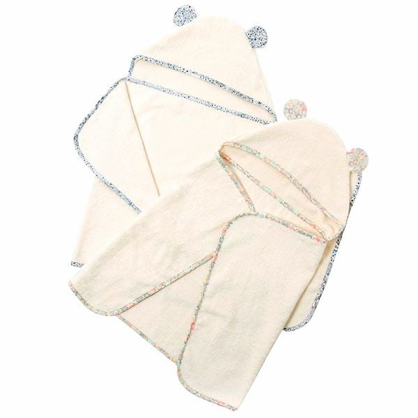 オーガニックコットン ベビー バスローブ リバティ