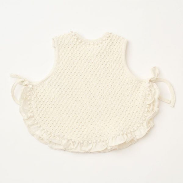 オーガニックコットン ベビー ソルブロンメッシュベスト アイボリー 50-80