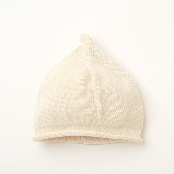 オーガニックコットン ベビー ニットどんぐり帽子