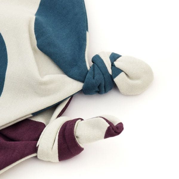 オーガニックコットン ベビー 結び帽 GiantSpot