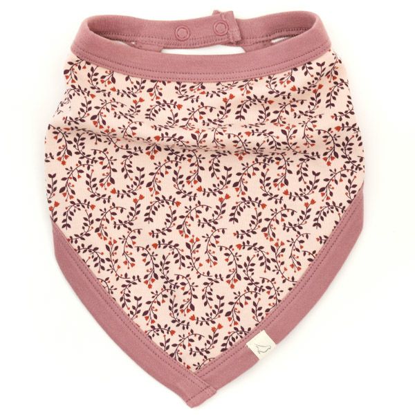 オーガニックコットン ベビー バンダナビブ Leaf