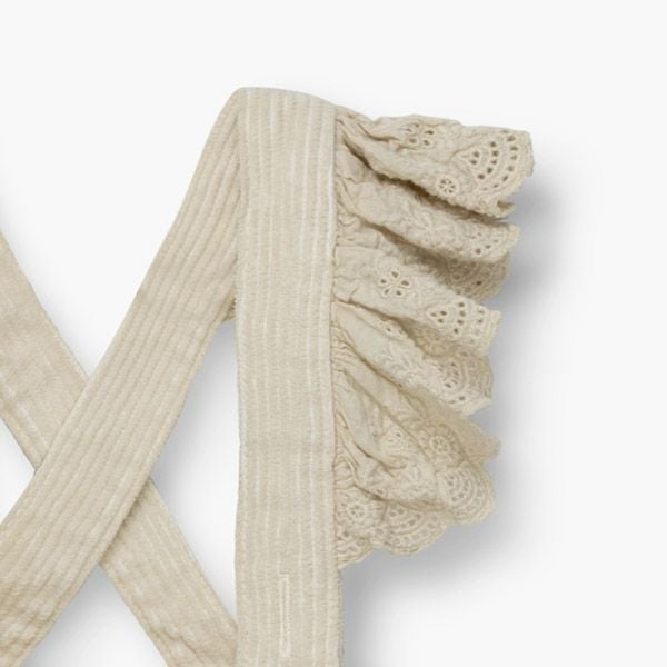 オーガニックコットン ベビーコーデュロイサスペンダー付ブルマ