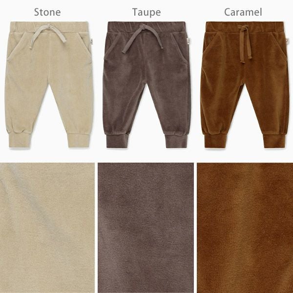 【SALE／20%OFF】 オーガニックコットン ベビーベロアパンツ
