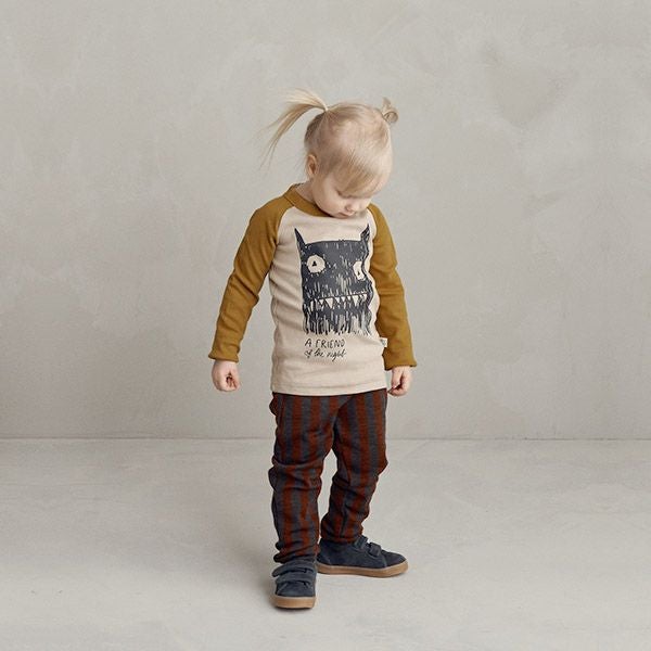 【SALE／20%OFF】 オーガニックコットン キッズリブラグランＴシャツ(長袖)