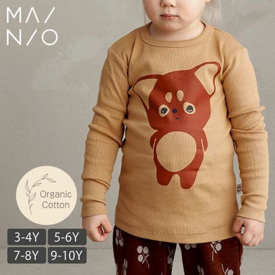 【SALE／20%OFF】 オーガニックコットン キッズリブＴシャツ(長袖)