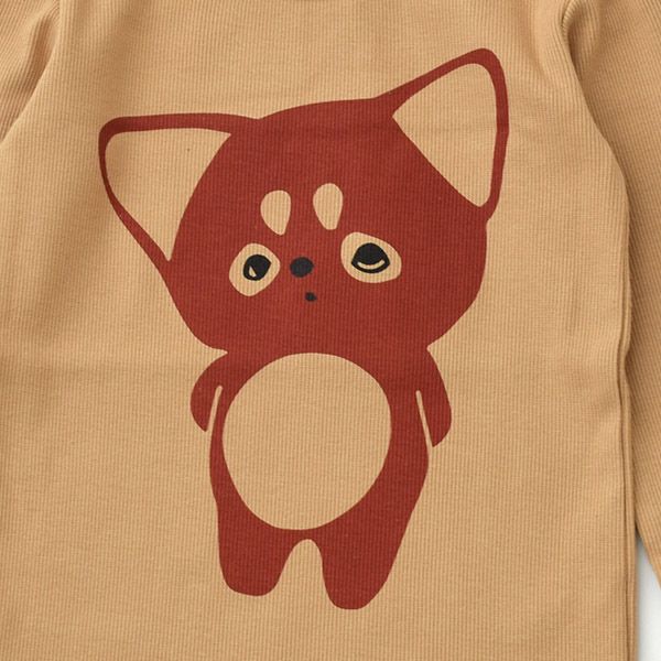 【SALE／20%OFF】 オーガニックコットン キッズリブＴシャツ(長袖)