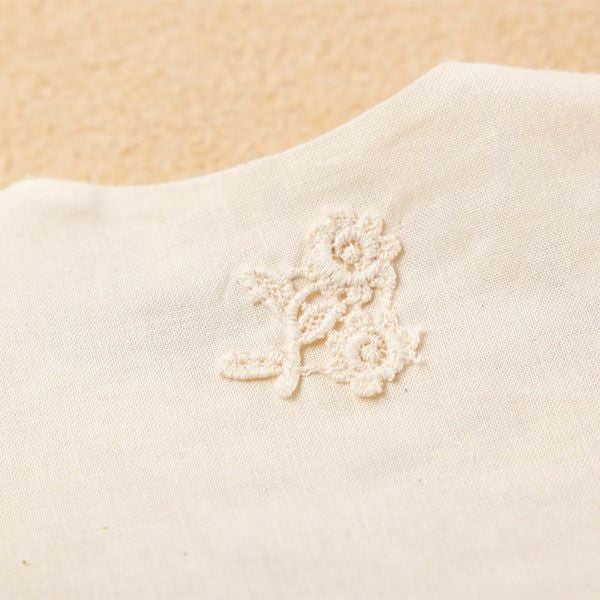 オーガニックコットン ベビー【エンジェルフェザーレース】セレモニードレスセット 50-80