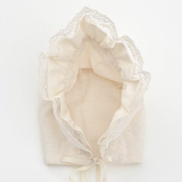 オーガニックコットン ベビー【エンジェルフェザーレース】セレモニードレスセット 50-80