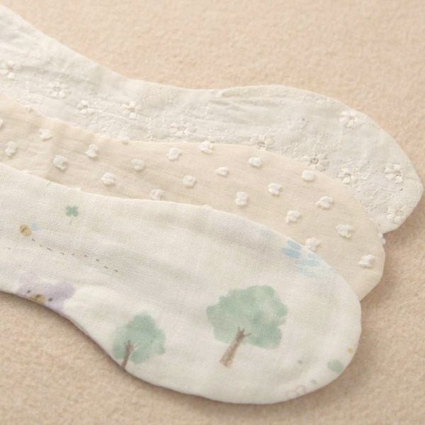 オーガニックコットン ベビーヘアバンド チェンジリボン 3種類