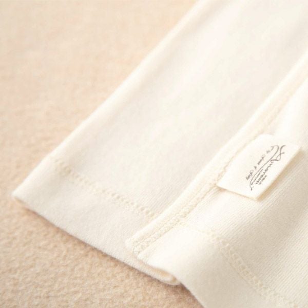 オーガニックコットン ベビー背守り短肌着 つる 70