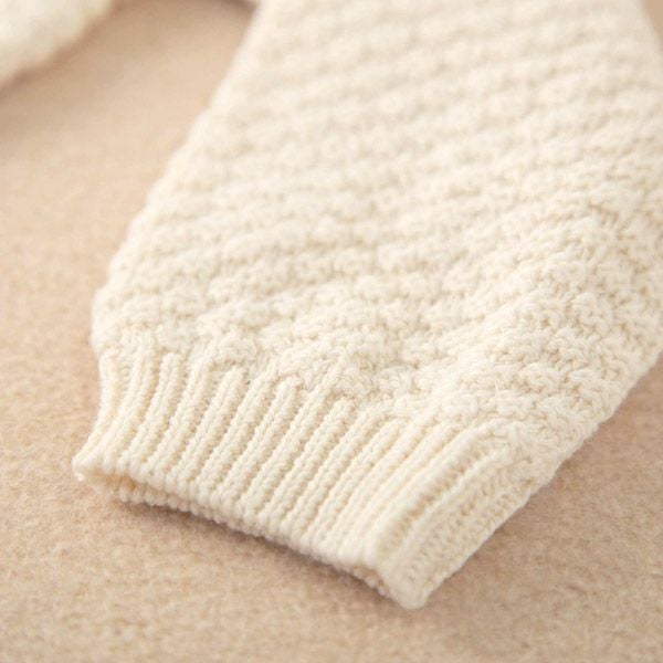 オーガニックコットン ベビーニットカーディガン ボタン 80