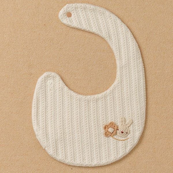 オーガニックコットン ベビー【手編みモチーフ】レーシーニットの