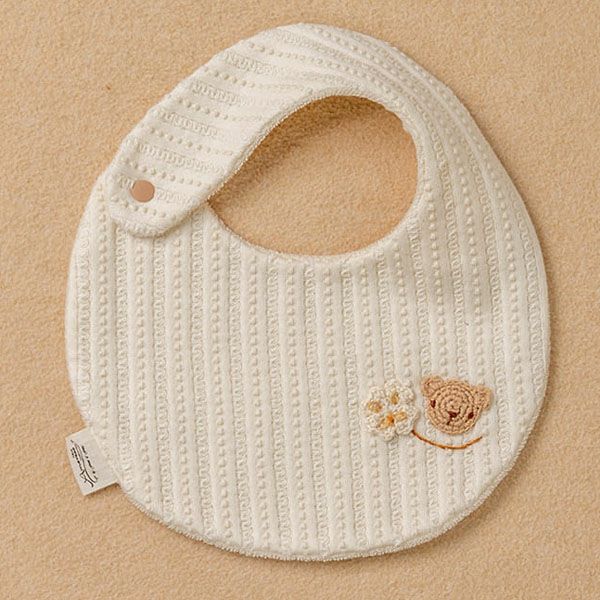 オーガニックコットン ベビー【手編みモチーフ】レーシーニットの