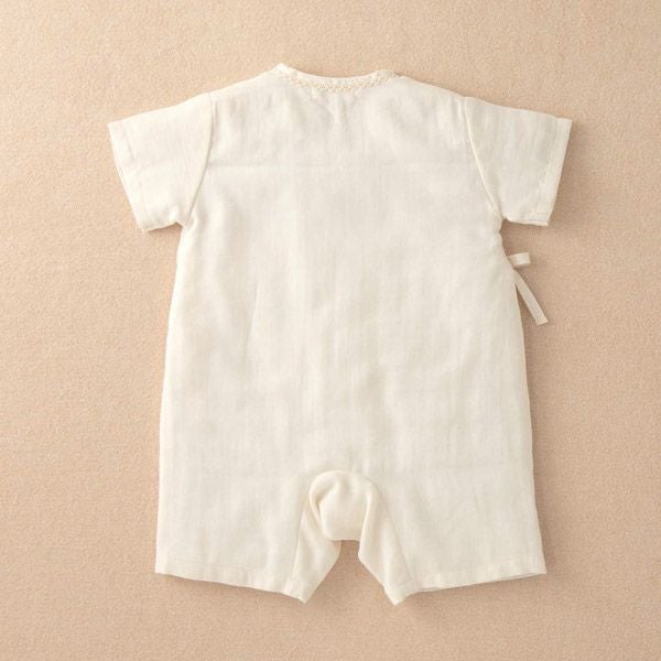 オーガニックコットン ベビー【手編みモチーフ】ガーゼグレコ