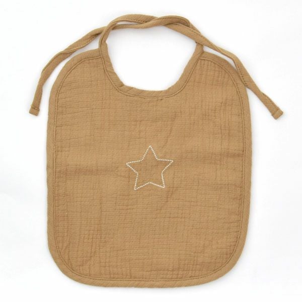 オーガニックコットン ベビー ガーゼ&パイル ビブ