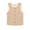 オーガニックコットン キッズ裏起毛あったかベスト