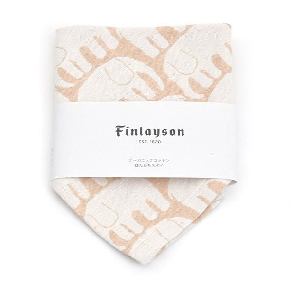 オーガニックコットン フィンレイソン エレファンティ ベビーハンカチスタイ