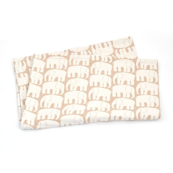 オーガニックコットン フィンレイソン エレファンティ ひざ掛け 100×68