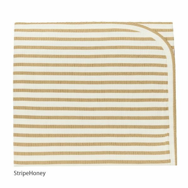 オーガニックコットンベビーリブブランケット