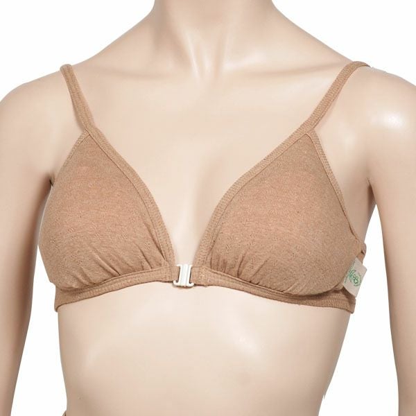 オーガニックコットン【テトベリー】やわらかフロントホックブラ