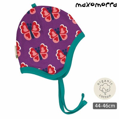 オーガニックコットン ベビーベロア ハット Butterfly 44-46