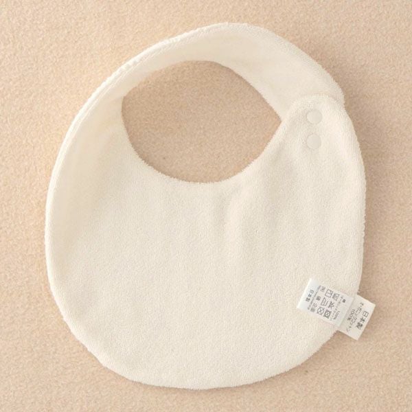 オーガニックコットン ベビー【みつばち】レーシーニットのスタイ