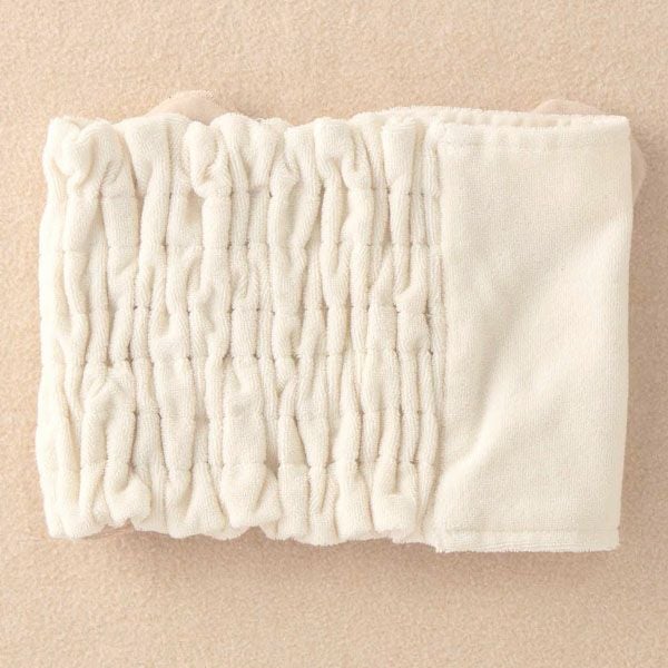 オーガニックコットン  ベビー＆キッズ【くまのコットン】パイルとガーゼのはらまき