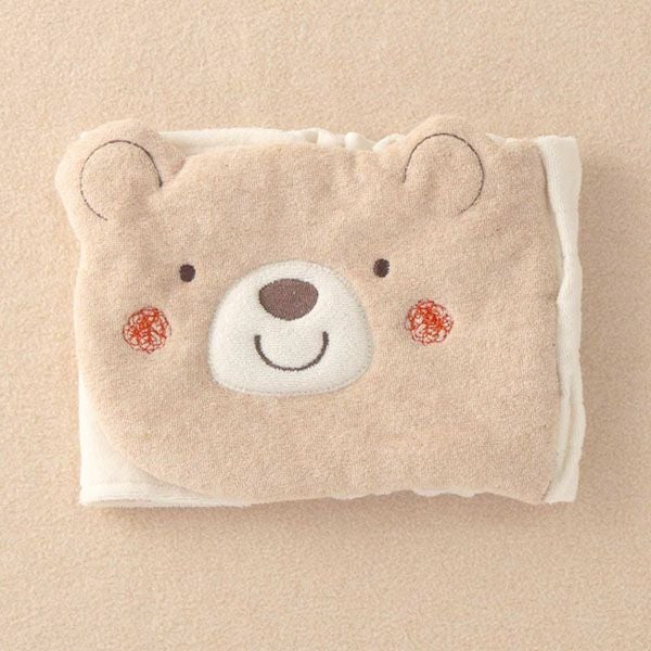 オーガニックコットン  ベビー＆キッズ【くまのコットン】パイルとガーゼのはらまき