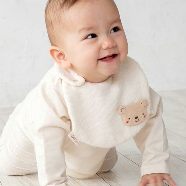 オーガニックコットン ベビー【くまのコットン】モチーフスタイ