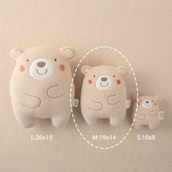 オーガニックコットン ベビー【くまのコットン】ぬいぐるみ M