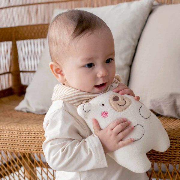 オーガニックコットン ベビー【くまのコットン】ぬいぐるみ M