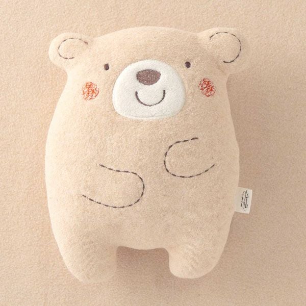 オーガニックコットン ベビー【くまのコットン】ぬいぐるみ L