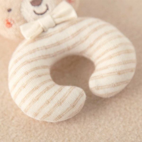 オーガニックコットン ベビー【小さな動物】まぁるいにぎにぎ