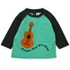 オーガニックコットン ベビーTシャツ(長袖) Music Keeps You Alive