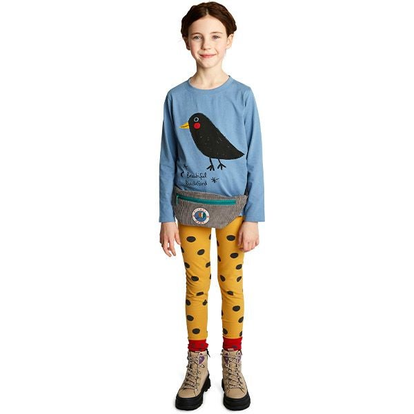 オーガニックコットン キッズスリムパンツDots