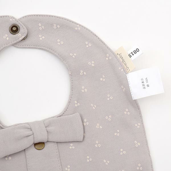 オーガニックコットン ベビー ボウタイビブ