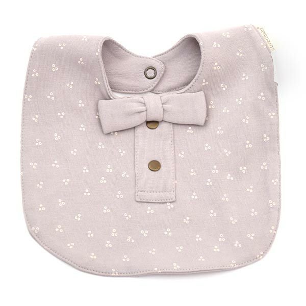 オーガニックコットン ベビー ボウタイビブ