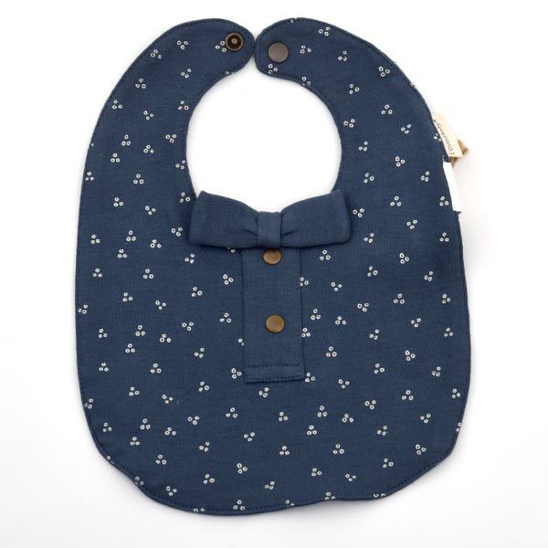 オーガニックコットン ベビー ボウタイビブ