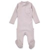 オーガニックコットン ベビーモックネック足つきカバーオール（長袖）