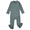 オーガニックコットン ベビーモックネック足つきカバーオール（長袖）
